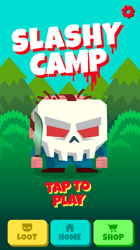 Slashy Camp - Endless Runner! ekran görüntüsü