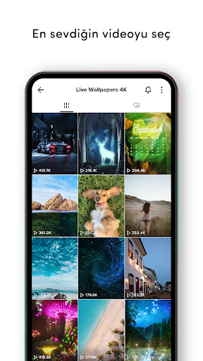 TickTock-TikTok Live Wallpaper ekran görüntüsü
