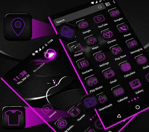 Crystal Black Apple Theme ekran görüntüsü