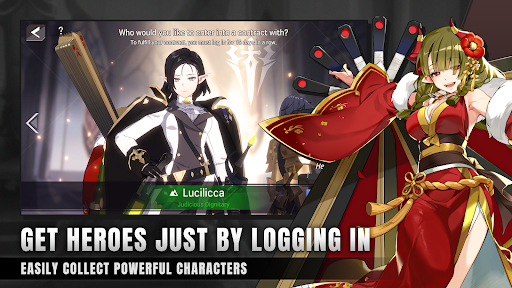Lord of Heroes: anime games ekran görüntüsü