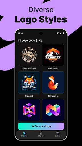 Logo Maker - AI Art Design ekran görüntüsü