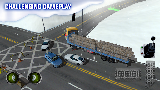 Ice Road Truck Parking Sim ekran görüntüsü
