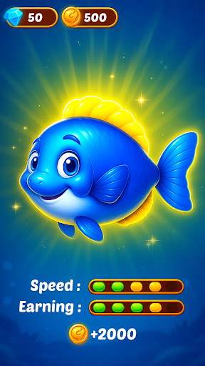 Merge Fish Evolution Games ekran görüntüsü