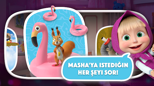 Maşa ile Koca Ayı Sohbet Oyun ekran görüntüsü