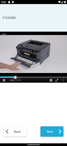 RICOH Support Station ekran görüntüsü