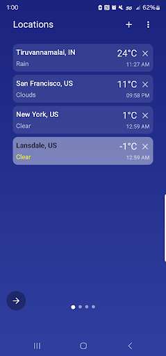 Smart Weather ekran görüntüsü