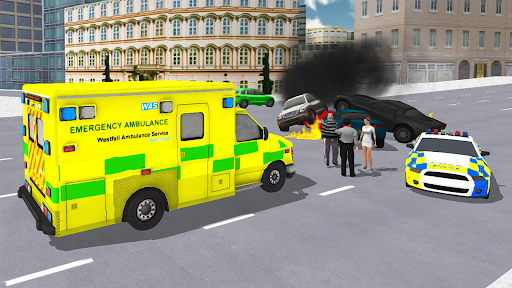 Ambulans Simülatörü Araba ekran görüntüsü