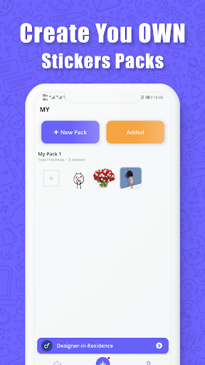 Anim live sticker-WAStickerApp ekran görüntüsü