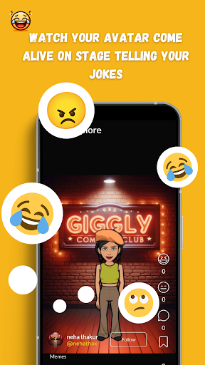 Giggly: Anonymous Joke Sharing ekran görüntüsü