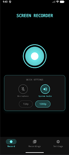 Screen Recorder App ekran görüntüsü