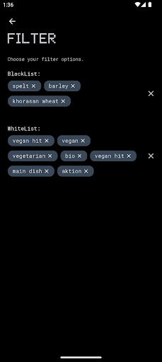 Mensa Menu ekran görüntüsü