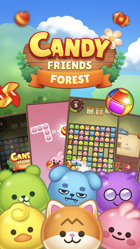 Candy Friends Forest : Match 3 ekran görüntüsü