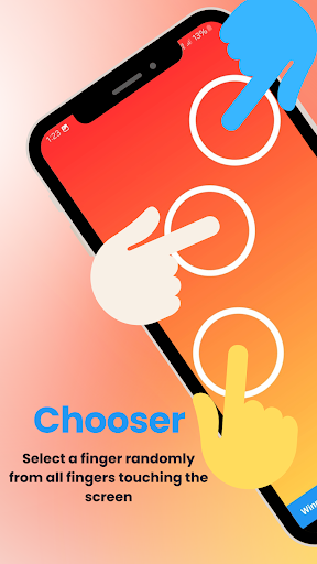 Chooser-rastgele parmak seçici ekran görüntüsü