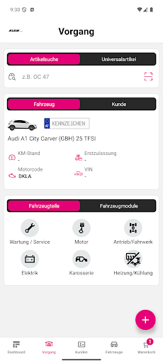 Klein Autoteile - Shop ekran görüntüsü