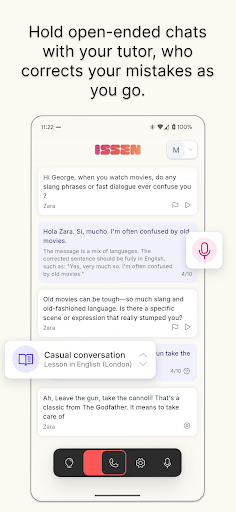 ISSEN: Language Voice Tutor ekran görüntüsü