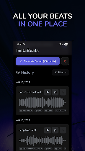 InstaBeats: AI Beat Maker ekran görüntüsü