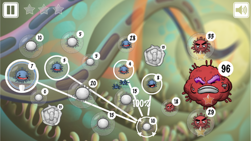 NanoWar: Cells VS Virus ekran görüntüsü