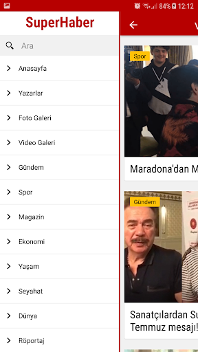 SuperHaber ekran görüntüsü