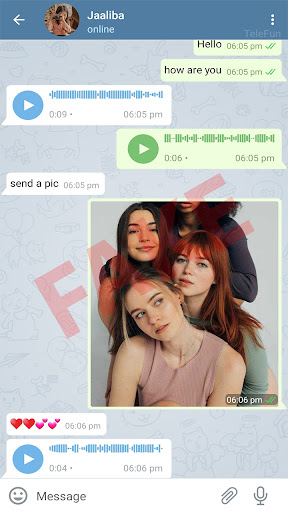 Telefun Pro - Prank Chat ekran görüntüsü