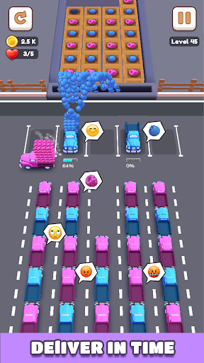 Fruit Jam Delivery 3D ekran görüntüsü