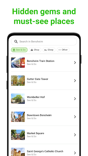 Bensheim Tour Guide:SmartGuide ekran görüntüsü