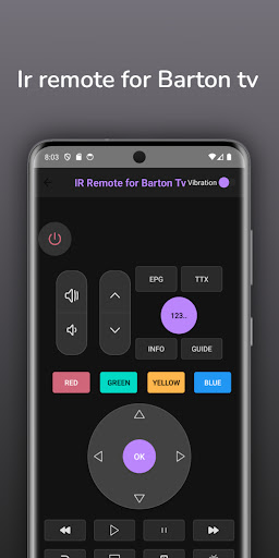 Remote for Barton tv ekran görüntüsü