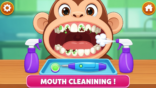 Pet Animals Kid Dentist Games ekran görüntüsü