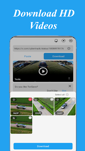 Video Downloader - TwiSave ekran görüntüsü
