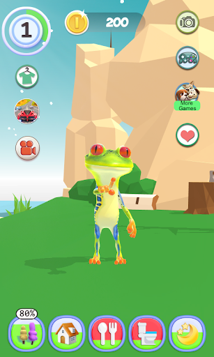 Talking Frog: My Virtual Pet ekran görüntüsü