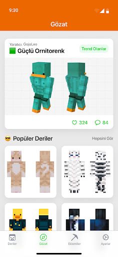 Skinler Editörü - 3D Yapımcısı ekran görüntüsü