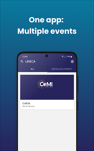 UNECA Events ekran görüntüsü