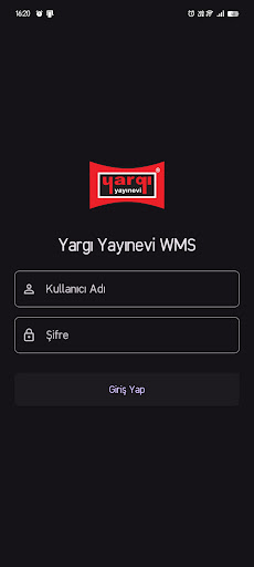 Yargı Yayınevi WMS ekran görüntüsü