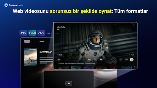 TV Web Tarayıcısı BrowseHere ekran görüntüsü