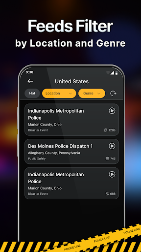Police Scanner Radio LIVE ekran görüntüsü