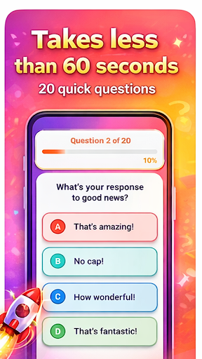 Gen Z Personality Test ekran görüntüsü