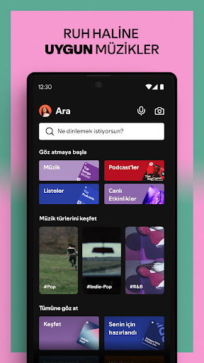 Spotify: Müzik ve Podcast'ler ekran görüntüsü
