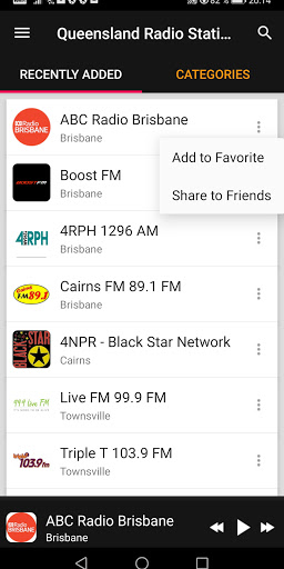 Queensland Radio Stations ekran görüntüsü
