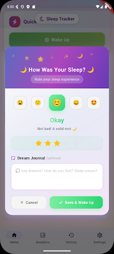 Sleep Time Tracker ekran görüntüsü