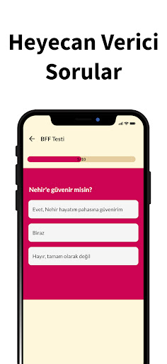 Arkadaşlık testi: BFF testi ekran görüntüsü