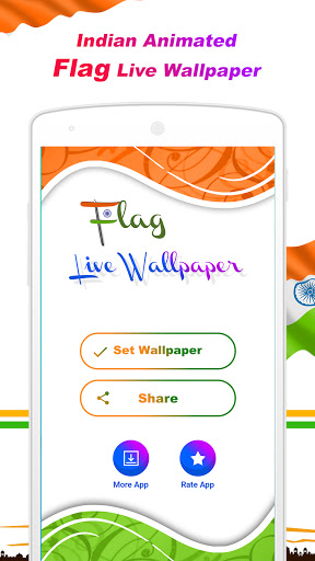 Indian Flag Live Wallpaper ekran görüntüsü