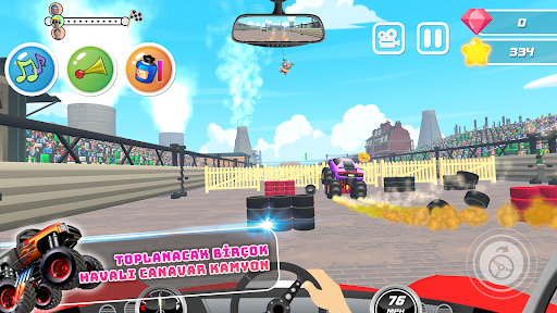 Monster Trucks Yarış Oyunu ekran görüntüsü