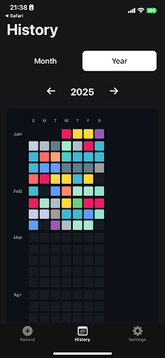 Mood Diary ekran görüntüsü