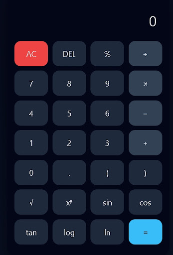 Calculator ekran görüntüsü
