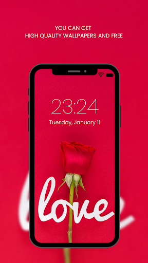 Red Rose Wallpapers Flowers ekran görüntüsü