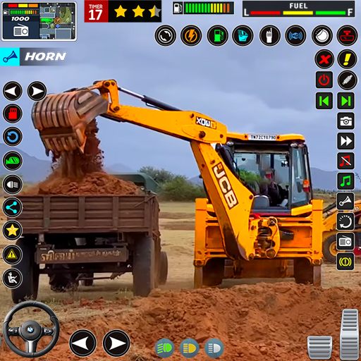 jcb eksavatör simülatör oyunla