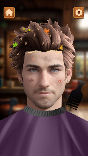 Barber Shop Hair Salon Sim ekran görüntüsü