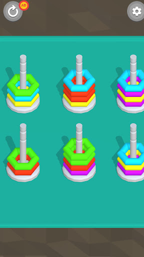 Color Ball Sort Hoop Sort Game ekran görüntüsü