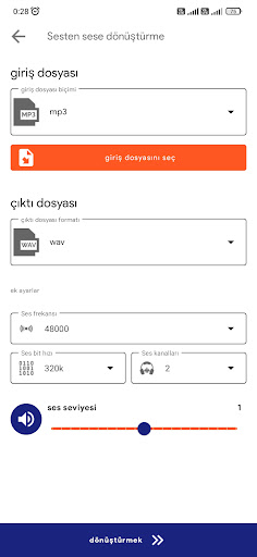 Video dönüştürücü : MP4 - MP3 ekran görüntüsü