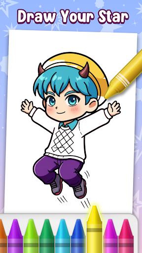 Idol Coloring Master ekran görüntüsü