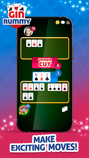 Gin Rummy GameVelvet - Card ekran görüntüsü